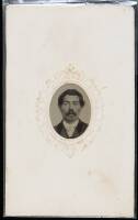 Ferro Ivorytype, hand-tinted and matted