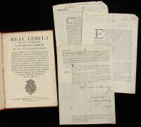 Real Cedula de su Magestad, y Se&ntilde;ores del Consejo, en el Extraordinario...