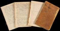 Four account books for a San Francisco carpenter in the late 19th century