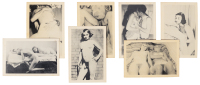 Erotic French postcards