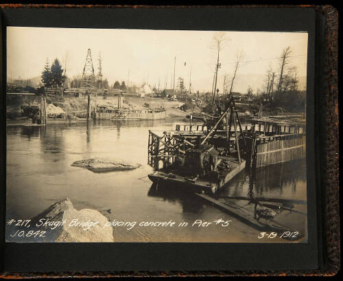 Photo Album of Bridge Construction on the Skagit River