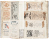 Scrapbook of 1860s California ephemera