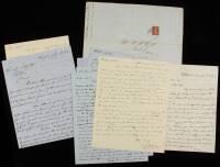 Collection of 10 autograph letters to Nathaniel Wyeth, 7 of them from his brother Leonard Wyeth