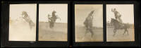 Album of rodeo photographs, Cheyenne, Wyoming c. 1910