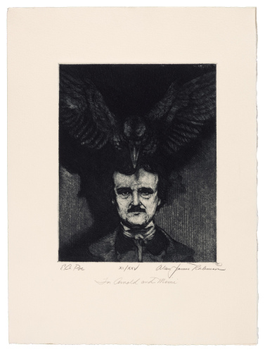 The Raven by Edgar Allan Poe: Etchings and Woodcuts by Alan James Robinson