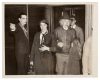 Press photograph of Albert Einstein with pipe