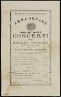 Emma Square Concert program - January 6, 1879