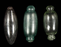 3 Fishing Floats Made from Soda Glass