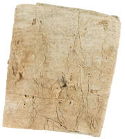 Rare Hawaiian kapa used to store kahili feathers