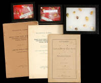 Collection of extinct land shells and three pamphlets