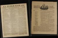 Lot of 2 Hawaiian-language newspapers