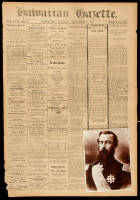 Lot of 2 newspapers on death of Prince John of Hawaii and a photo