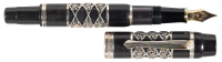 FERRARI DA VARESE: Aethra Ebony Wood and Sterling Silver Limited Edition Fountain Pen