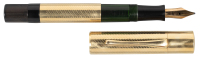 PELIKAN: No. 100 Fountain Pen, Custom 18K Solid Gold Overlay
