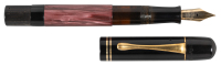 PELIKAN: No. 101 Fountain Pen, Striated Red Barrel Band