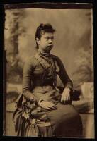Tintype of a Polynesian woman