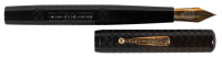 WATERMAN: No. 18 Large Chased Black Hard Rubber Eyedropper-Filler Fountain Pen, Huge No. 8 Nib
