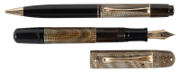 PELIKAN: No. 100N Fountain Pen and Propelling Pencil, Lizard Pattern