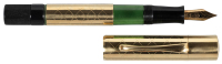 PELIKAN: No. 100 Fountain Pen, Custom 18K Solid Gold Overlay