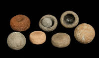 Lot of 22 Hawaiian stone artifacts, including some from the collection of Leo Fortess