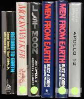 Six volumes on or by US astronauts and space travel, signed by authors