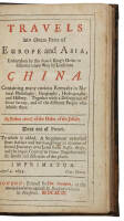 Travels into Divers Parts of Europe and Asia, Undertaken by the French King's Order to Discover a New Way by Land Into China