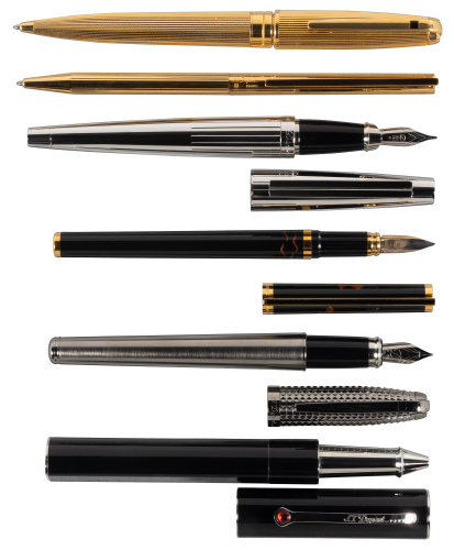 DUPONT: Lot of Six Writing Instruments