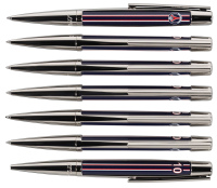DUPONT: PSG (Paris Saint-Germain) No. 10 * Lot of Seven Ballpoint Pens