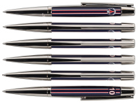 DUPONT: PSG (Paris Saint-Germain) No. 10 * Lot of Six Ballpoint Pens