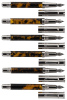 FERRARI DA VARESE: Spartacus Amber Lot of Six Fountain Pens