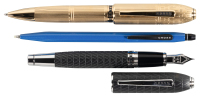 CROSS: Lot of Ten Writing Instruments * "Peerless 125" and "Click" Models