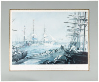The "Abner Coburn" leaving the East River for San Francisco in 1886