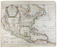 L'Amerique Septentrionale, ou la Partie Septentrionale des Indes Occidentales ou se Trouve le Canada ou Nouvelle France la Floride la Virginie les Isles Antilles le Nouveau Mexique et la Nouvele Espagne