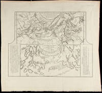 Carte des Nouvelles D&eacute;couvertes dress&eacute;e par Phil. Buache Pr. G&eacute;ogr? du Roi pr&eacute;sent&eacute;e &agrave; l'Acad? des Sciences leg Aout 1762...[on sheet with] Extrait d'une Carte Japonoise de l'Univers apport&eacute;e en Europe par K&aelig;mpfer et depos&eacute;e dans le cabinet de feu Mr. Han
