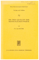 Die Drei Quellen Der Menschlichen Werte
