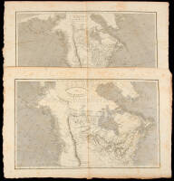 Lot of two copper-engraved maps of North America
