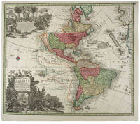 Novus Orbis Sive America Meridionalis et Septentrionalis per sua Regna, Provincias et Insulas Iuxta Observationes et Descriptiones Resentiss. Divisa et Adornata