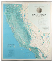 The Aero Relief Map of California, The Golden State