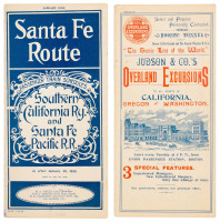 Judson & Co.'s Overland Excursions [with] Santa Fe Route