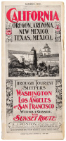 California, Oregon, Arizona, New Mexico, Texas, Mexico: Through Tourist Sleepers, Washington to Los Angeles and San Francisco without Change, via Sunset Route [wrapper title]