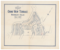 Map of Grand View Terrace. Berkeley, Calif. May, 1907