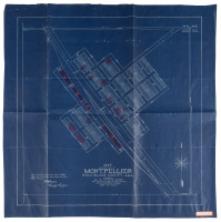 Map of the town of Montpellier, Stanislaus County Cal... Surveyed Aug. 1890 by A.R. Gappy. Scale: 1 inch = 200 feet