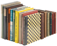Shelf of books on California and the Gold Rush