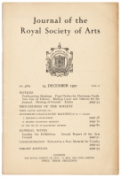Journal of the Royal Society of Arts Vol. C, No. 4862