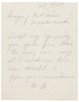 Autograph letter initialed by Calvin Coolidge as President