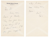 Autograph letter signed by John F. Kennedy as Senator