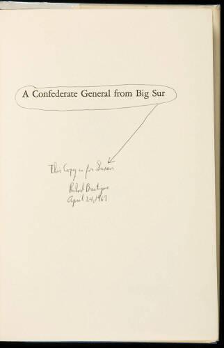 A Confederate General From Big Sur
