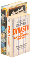 Two volumes with multiple autographs of MLB players - including Joe Dimaggio and Mickey Mantle