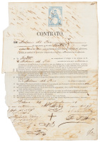 Contrato for emancipated Black slave