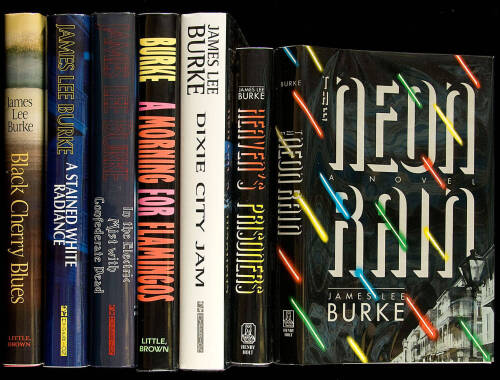 Seven novels by James Lee Burke - 3 Signed